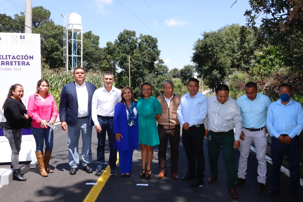 Destinó gobierno del estado más de 13.1 mdp en rehabilitación de carretera de Papalotla